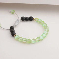 Kids Glow Glass Adjustable Bracelet (Green)