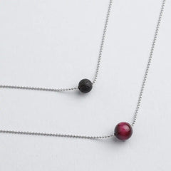 Pure Diffuser Necklace - Pink Tiger's Eye
