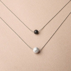 Pure Diffuser Necklace - White Howlite