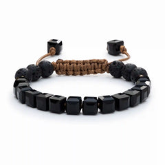 Kids Glass Diffuser Bracelet (Obsidian)