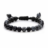 Kids Black Snowflake Bracelet