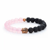 Rose Quartz Buddha Diffuser Bracelet