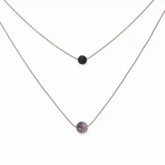 Pure Diffuser Necklace - Amethyst