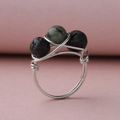 African Turquoise Diffuser Ring