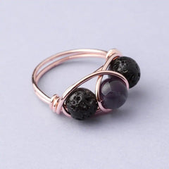 Amethyst Diffuser Ring