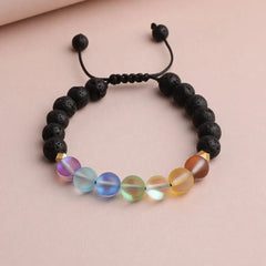 Glow Glass Chakra Adjustable Bracelet