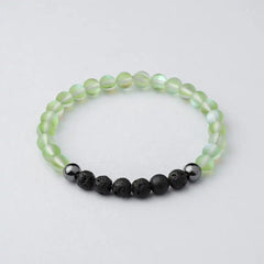 Glow Glass Diffuser Bracelet (Green)