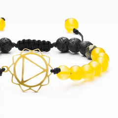 Solar Plexus Chakra Diffuser Bracelet