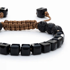 Kids Glass Diffuser Bracelet (Obsidian)