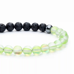 Glow Glass Diffuser Bracelet (Green)