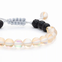 Kids Glow Glass Adjustable Bracelet (Champagne)