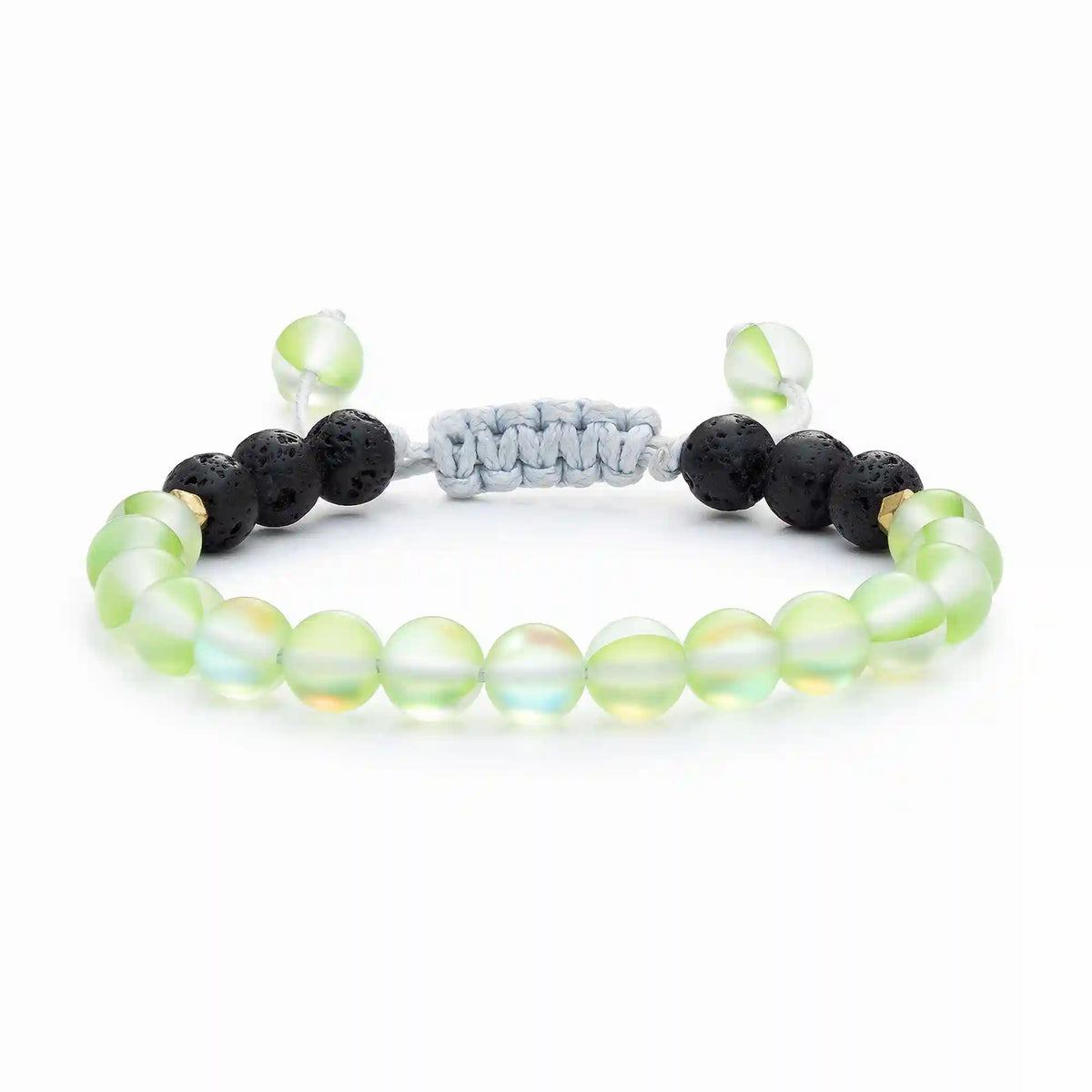 Kids Glow Glass Adjustable Bracelet (Green)