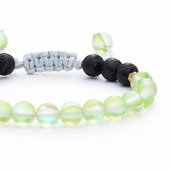 Kids Glow Glass Adjustable Bracelet (Green)