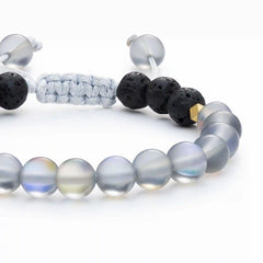 Kids Glow Glass Adjustable Bracelet (Grey)