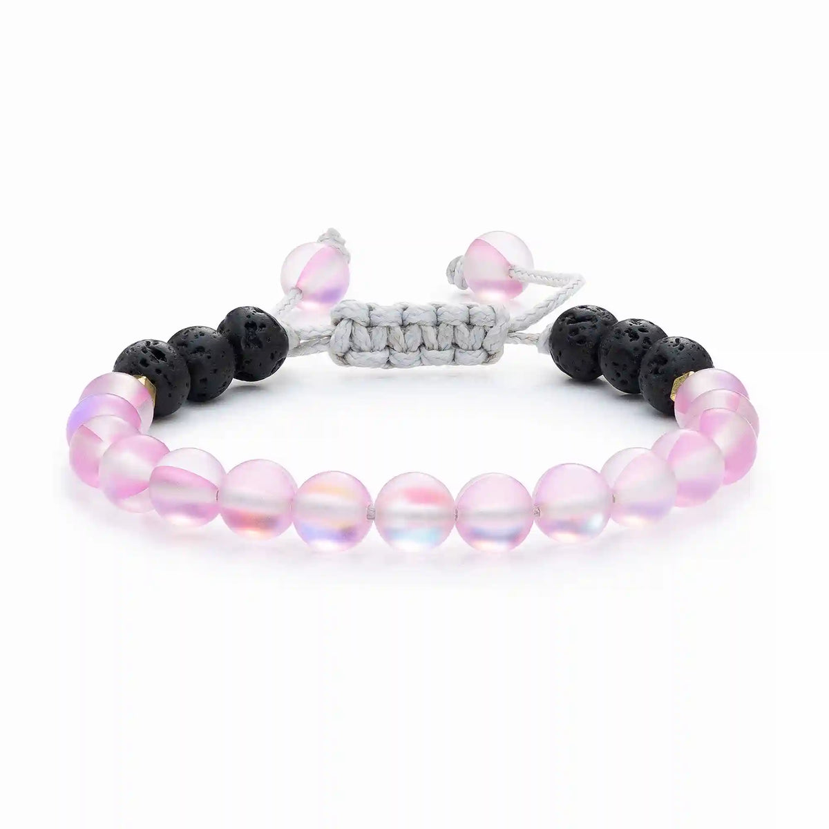 Kids Glow Glass Adjustable Bracelet (Pink)