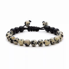 Kids Dalmatian Jasper Bracelet