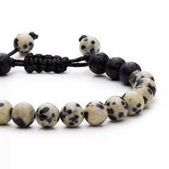 Kids Dalmatian Jasper Bracelet