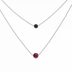 Pure Diffuser Necklace - Pink Tiger's Eye