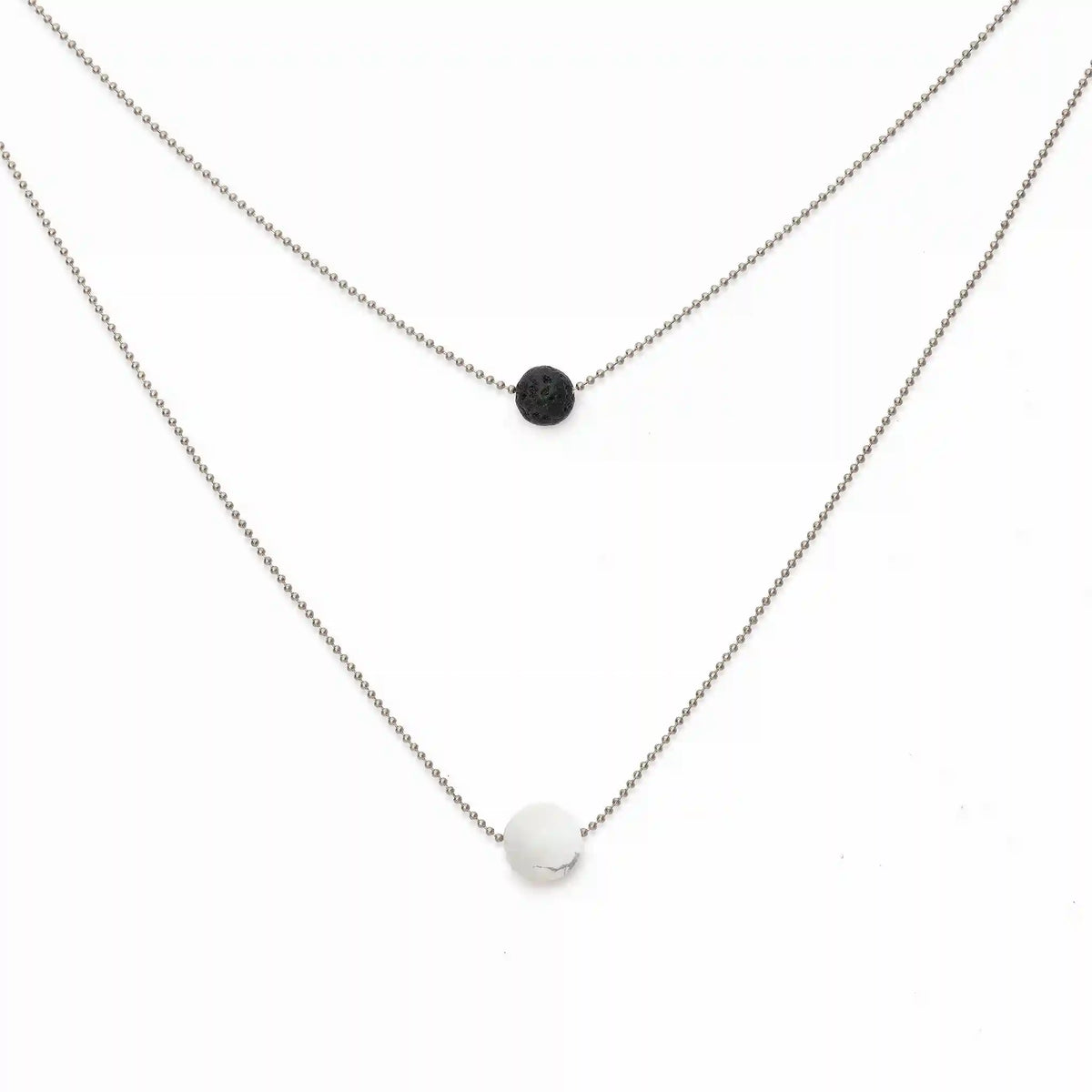 Pure Diffuser Necklace - White Howlite