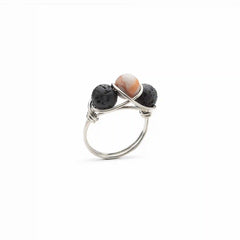 Red Vein Jasper Diffuser Ring
